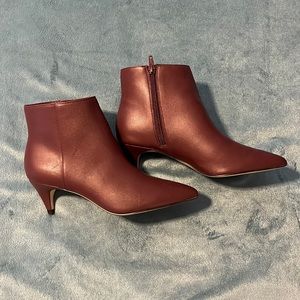 Banana Republic Booties- color Oxblood- Size 7